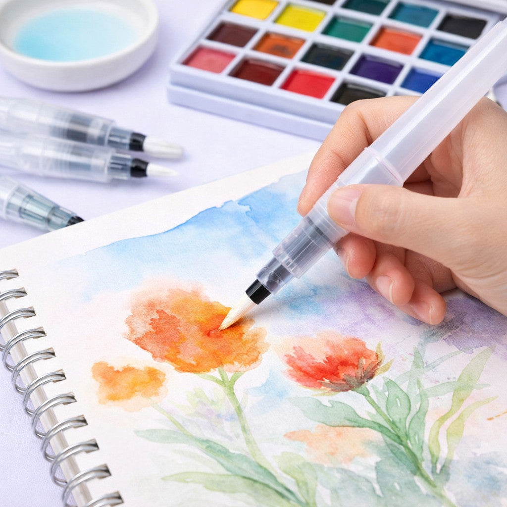 REFILLABLE WATERCOLOUR BRUSH PEN