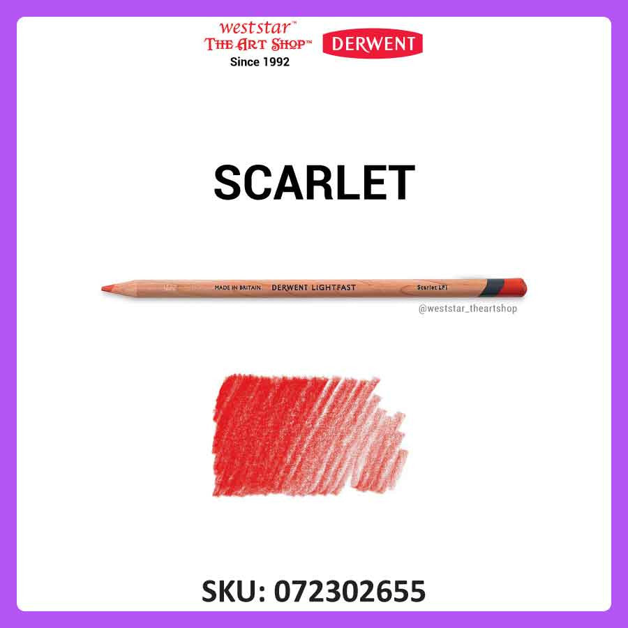 [Weststar TAS] Derwent Lightfast Color Pencil Refill - Single Piece (100 Colors)