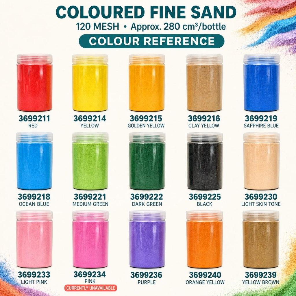 Silica Sand Coloured Sand Art For Painting Pasir Silika Berwarna 280ml/botol