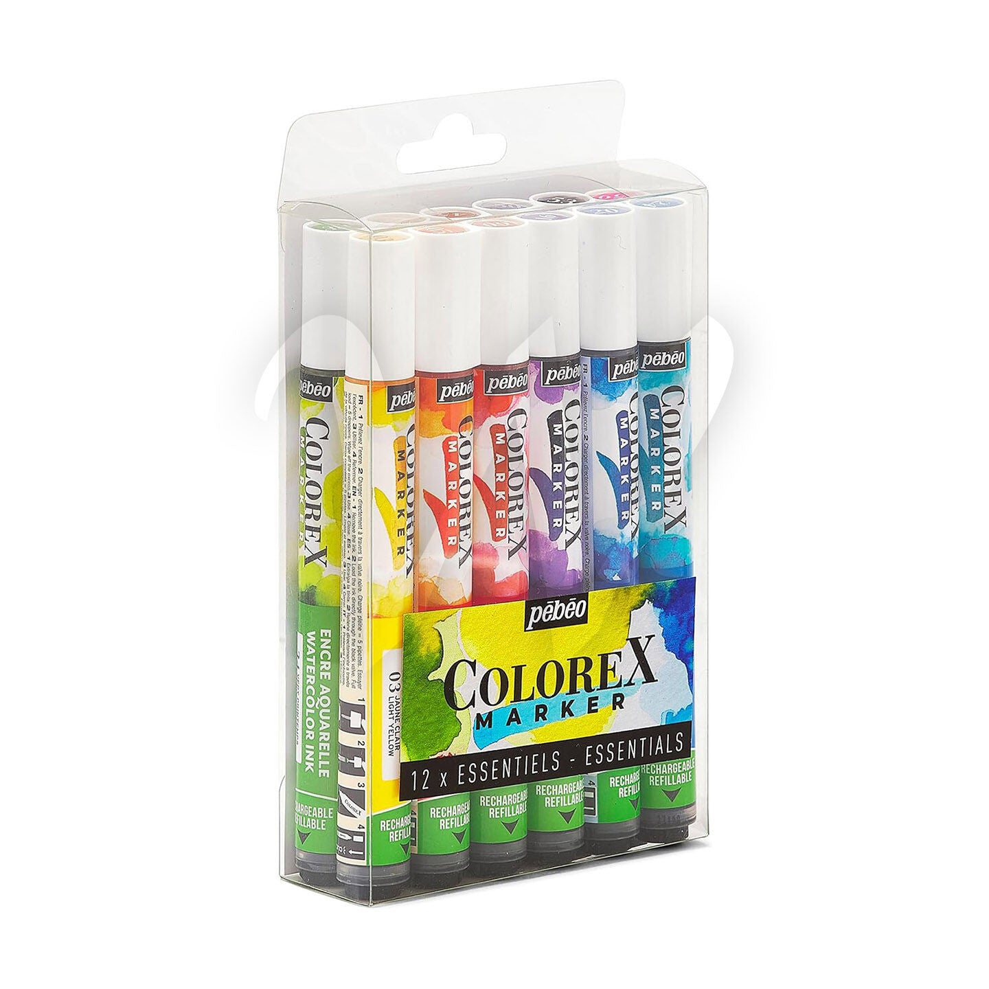 PEBEO COLOREX Watercolor Marker Essential Set