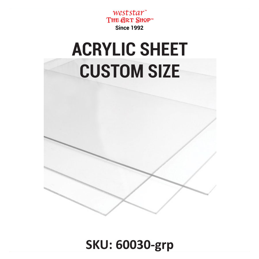 Acrylic Sheet Custom Size, Custom Cut to Size Clear Acrylic Sheet