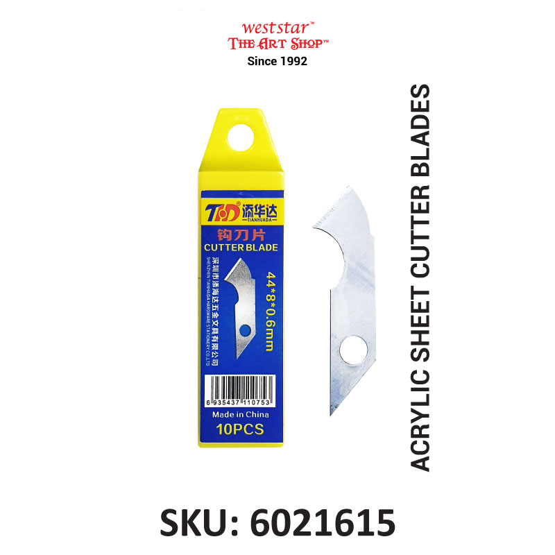 Weststar / The Art Shop | Buy TH-1075 Acrylic Cutting Blade 10pcs ...