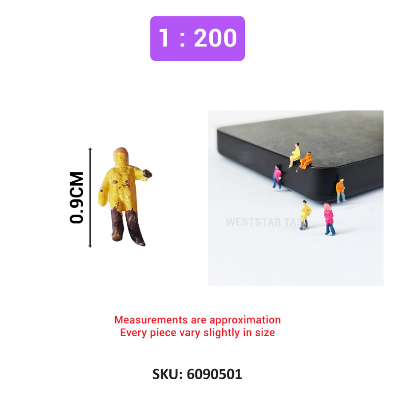 Human Figure for Architectural Scale Model Building, Scale Model Human Miniature