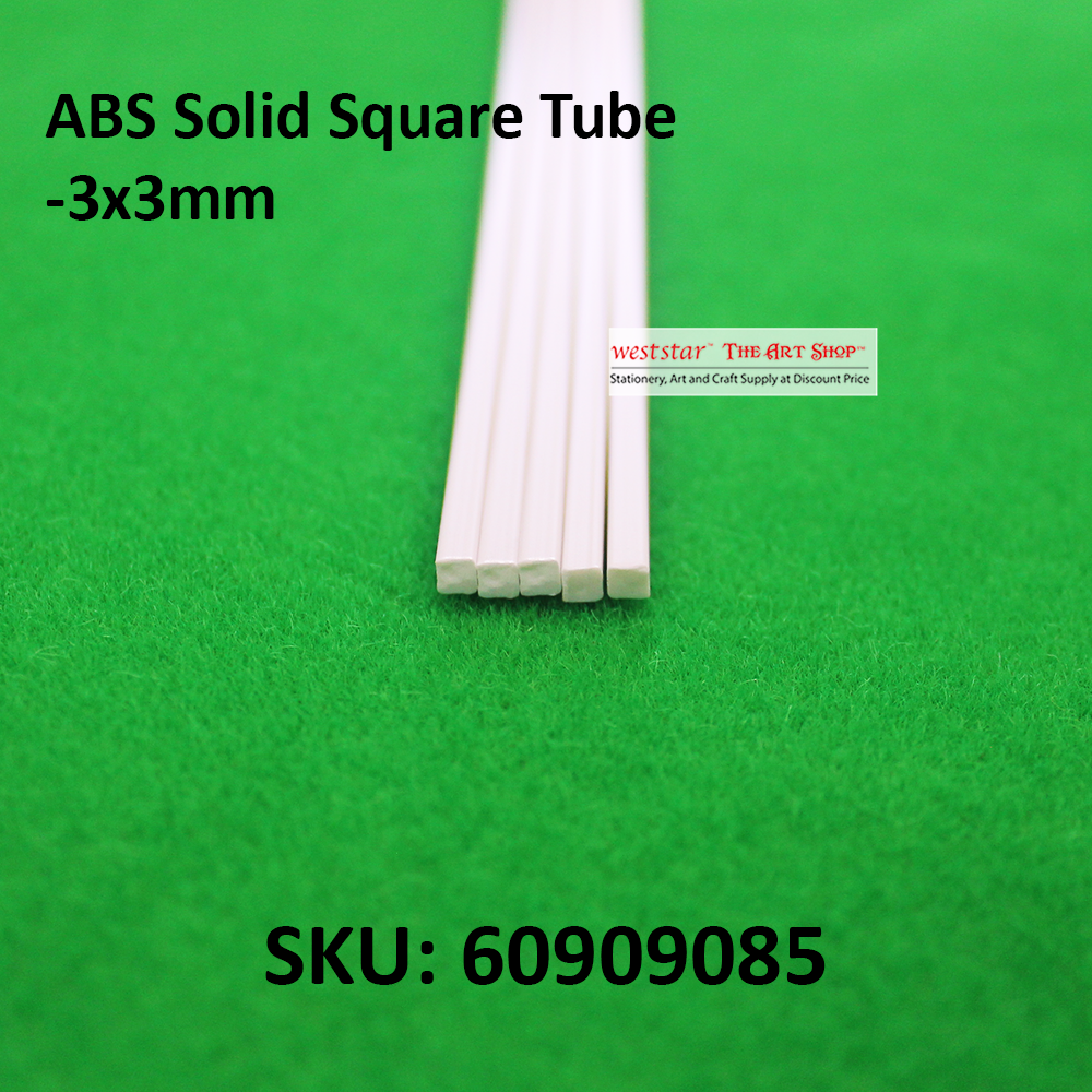 ABS Solid Square Tube