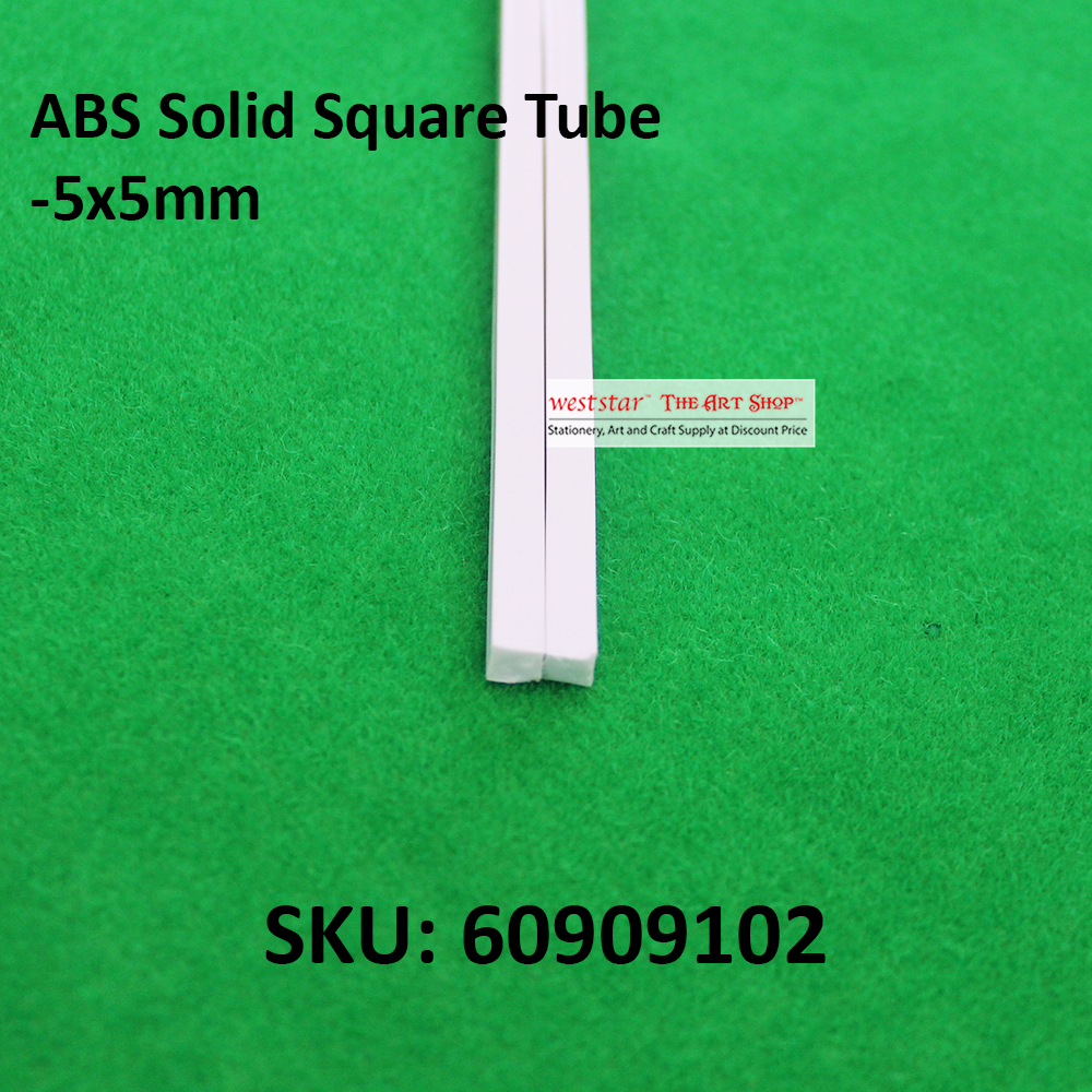 ABS Solid Square Tube