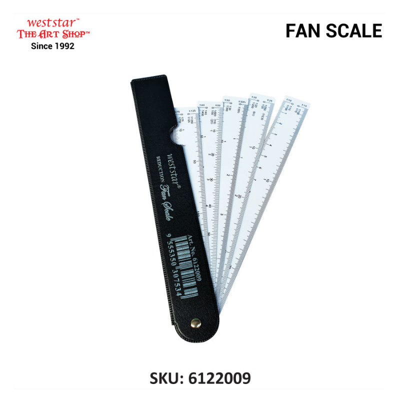Weststar Fan Scale Weststar Reduction Scale Ruler