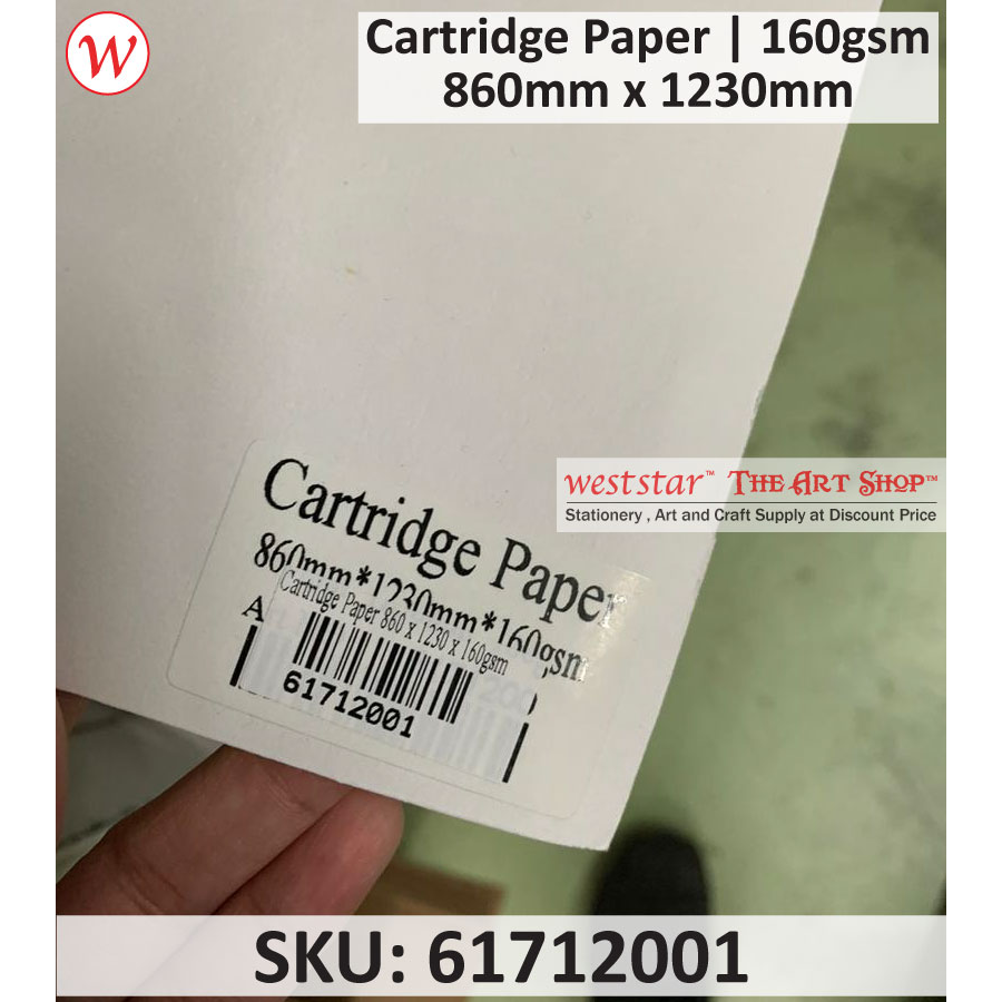 Cartridge Paper 160gsm |  860*1230mm (5sheets)