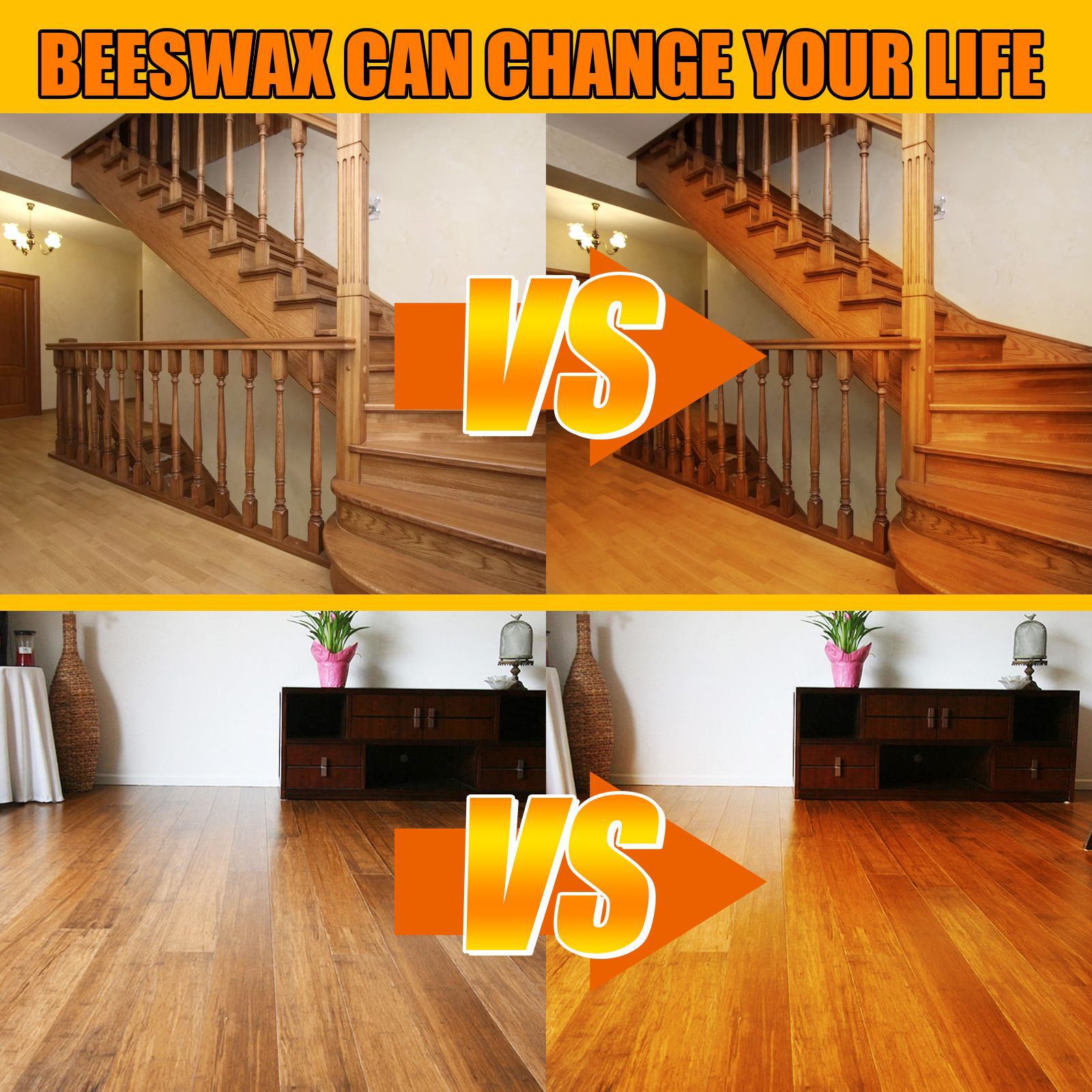 [WESTSTAR] Beewax Wood Polish Furniture Cleaning Care / Wood Care Cabinet Natural Shine / Beeswax Polish Kayu Jati -80g