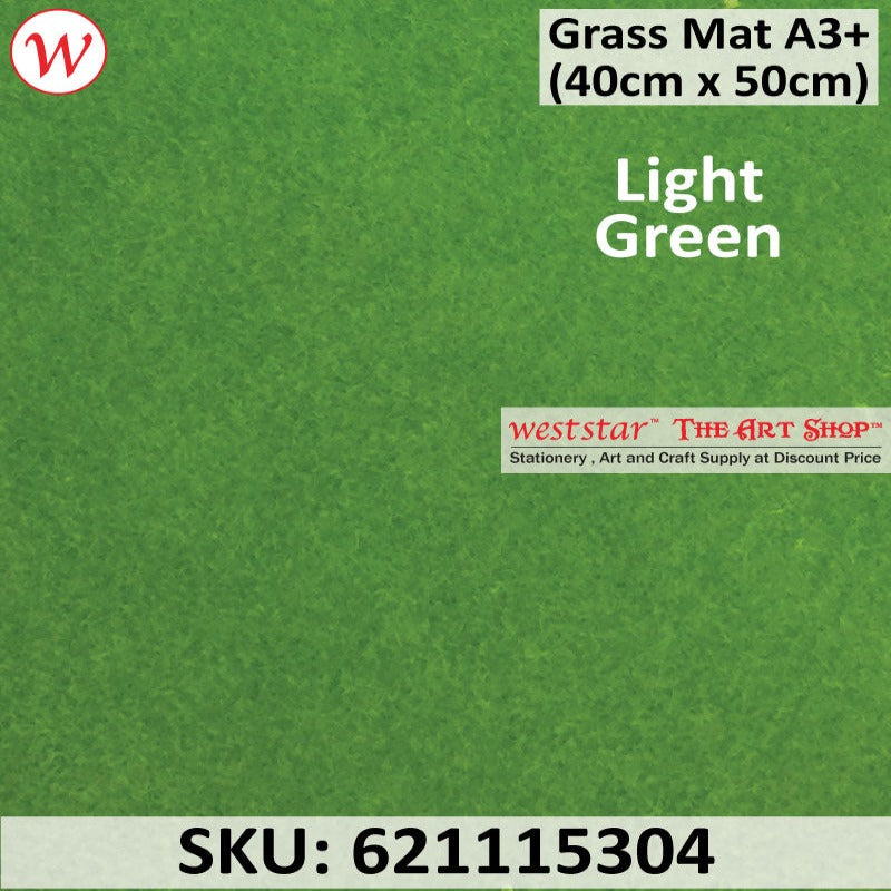 Grass Mat for Diorama, Model Making, Miniature | A3+ (40cm x 50cm)