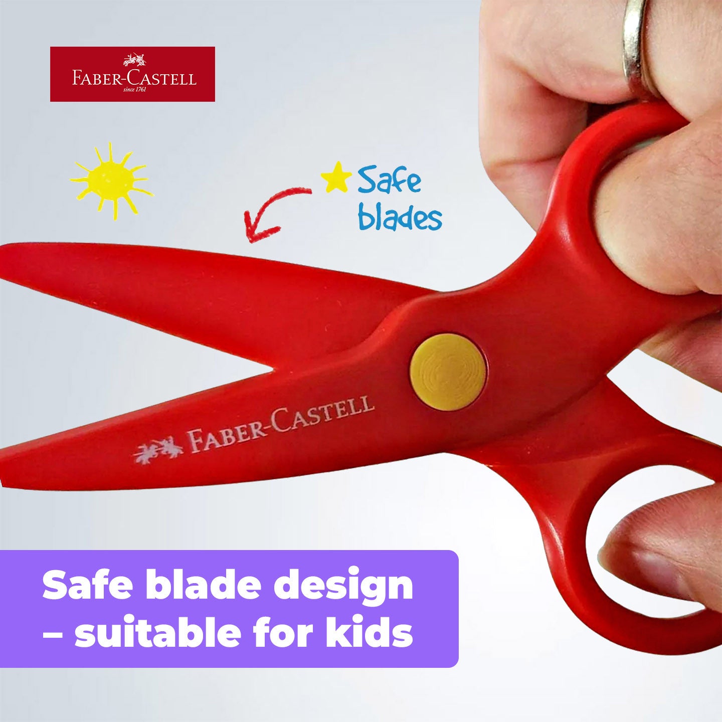 [WE-ARTS] Faber-Castell Little Creatives Play Safe Scissors