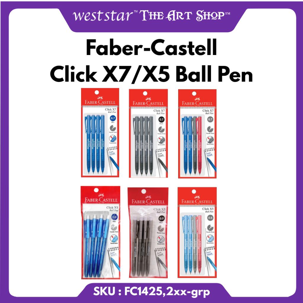 [WE-ARTS] Faber-Castell Click X7/X5 Ball Pen Click X5 X7