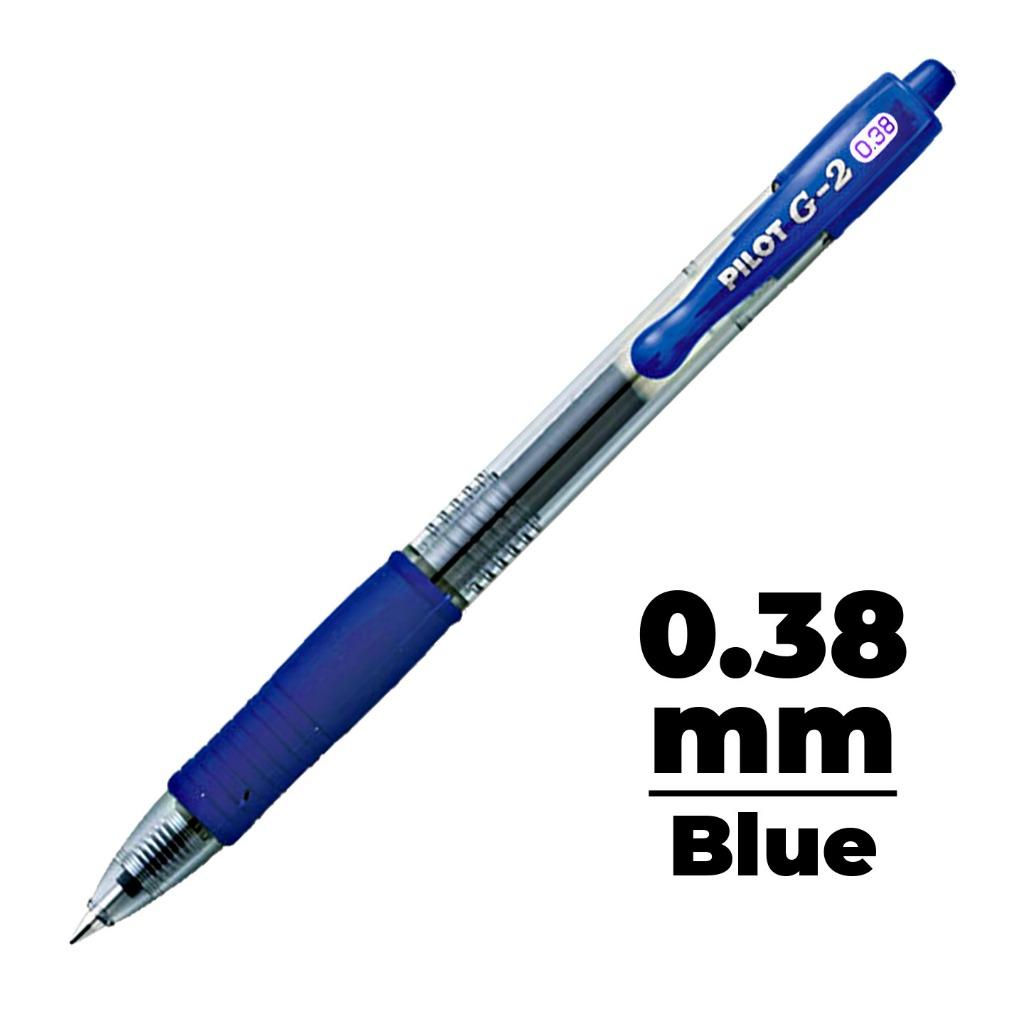 PILOT G2 Gel Pen, Pilot Retractable Gel Pen, Pilot G-2 Gel Pen - 0.38, 0.5, 0.7, 1.0 | Black / Blue / Red