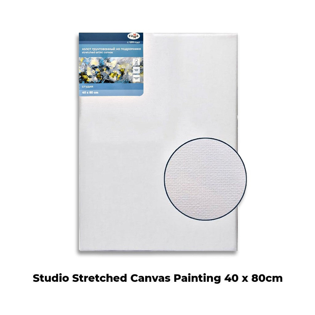 Studio Stretched Canvas Painting Canvas Art for Acrylic & Oil Paint ( 280g ) - CLEARANCE
