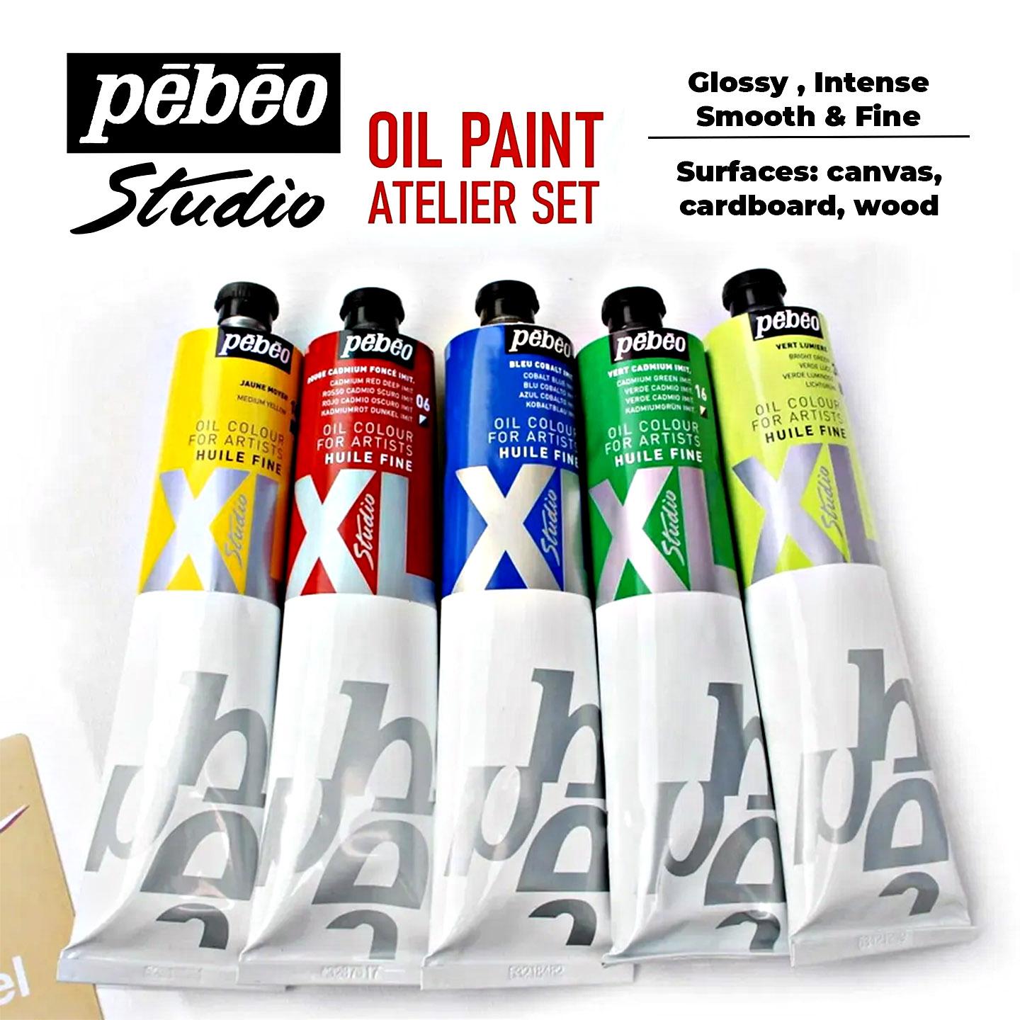 [WE-ARTS] Pebeo Studio XL OIL ATELIER Metal Set Oil Paint