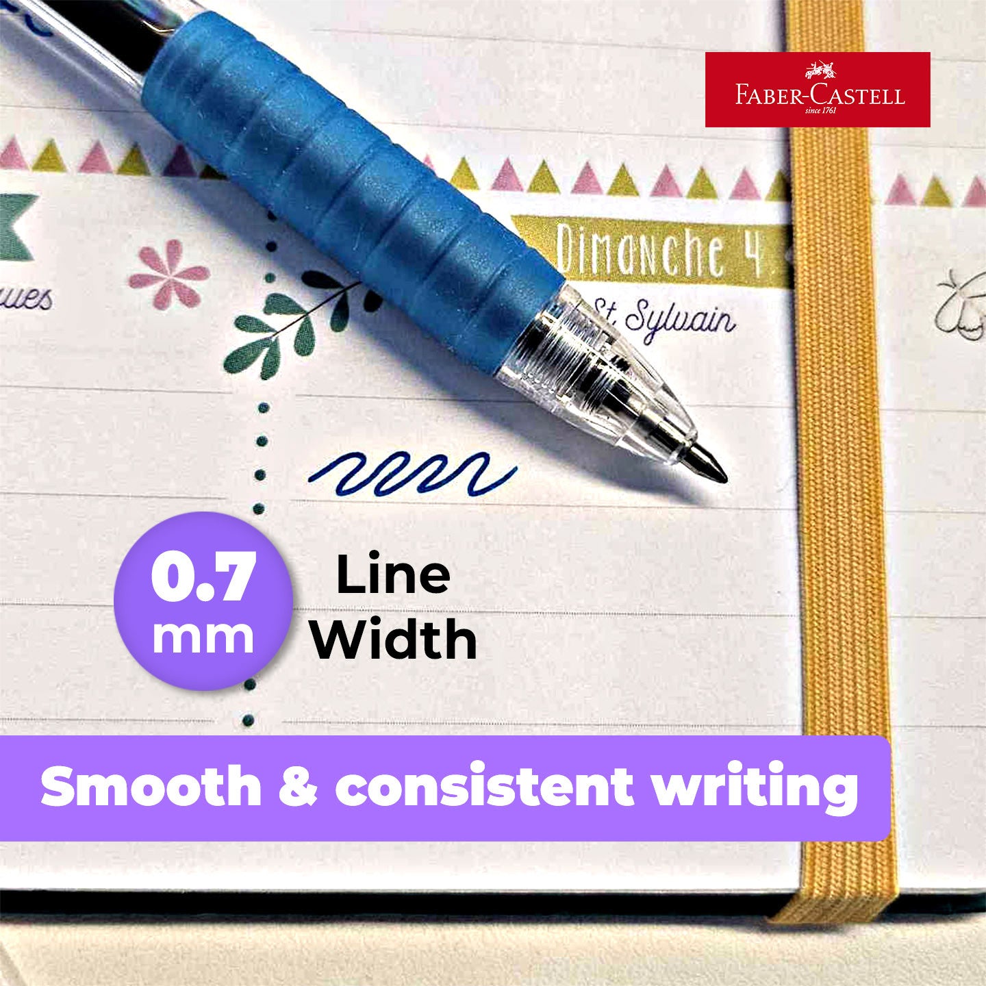 [WE-ARTS] Faber Fast Gel Pen Set of 4 colours / 6 colours