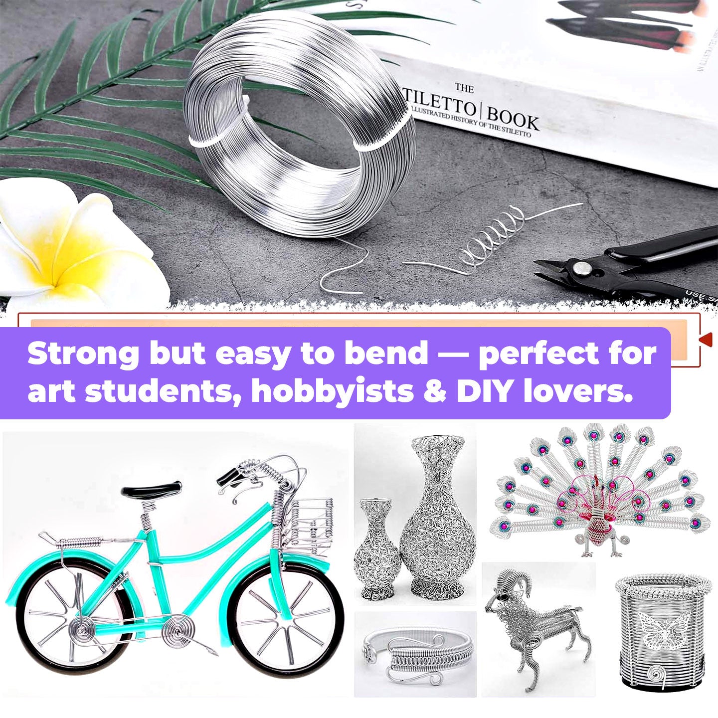 Metal Wire – Strong & Flexible for Art & DIY