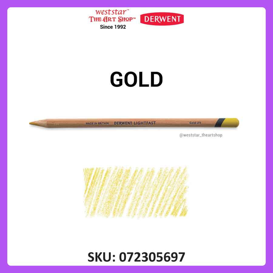 [Weststar TAS] Derwent Lightfast Color Pencil Refill - Single Piece (100 Colors)