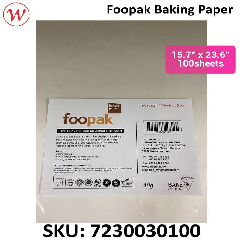 foopak Baking Paper 40g | 40x60cm