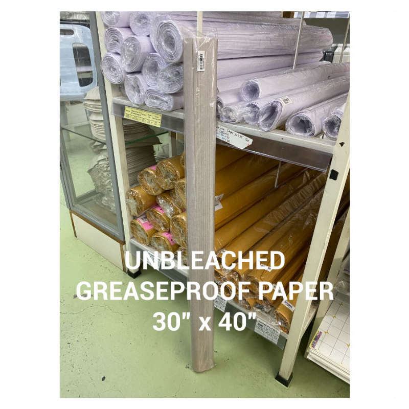 Unbleached Greaseproof Paper (38gsm) 30"x40" | 10sheets