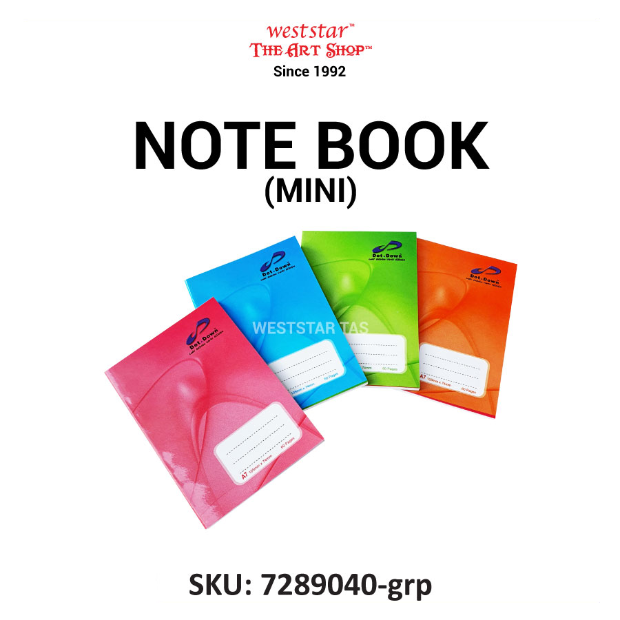 Weststar / The Art Shop | Buy A7 Dot Down Note Book A7 (60pages) Online ...