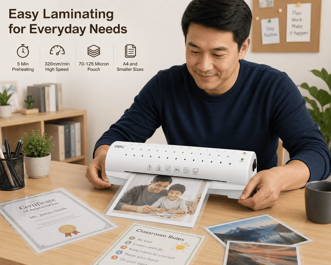 Deli ET106 A4 Office Laminator