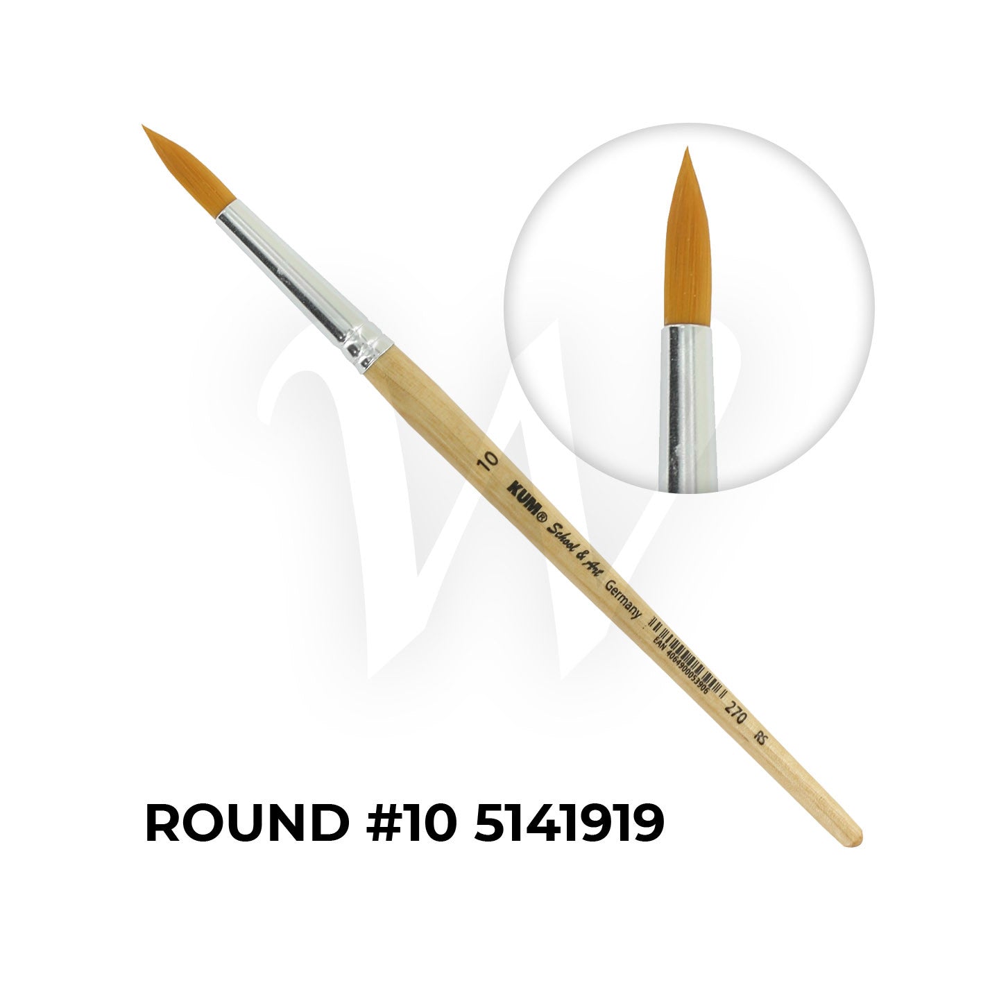 [WESTSTAR] KUM® SCHOOL & ART Brush Set (ROUND)