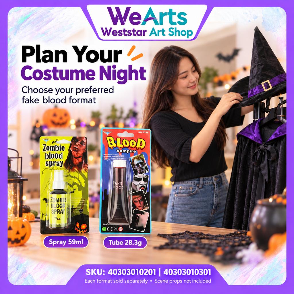 ARTYS Halloween Fake Blood – Spray 59ml or Tube 28.3g