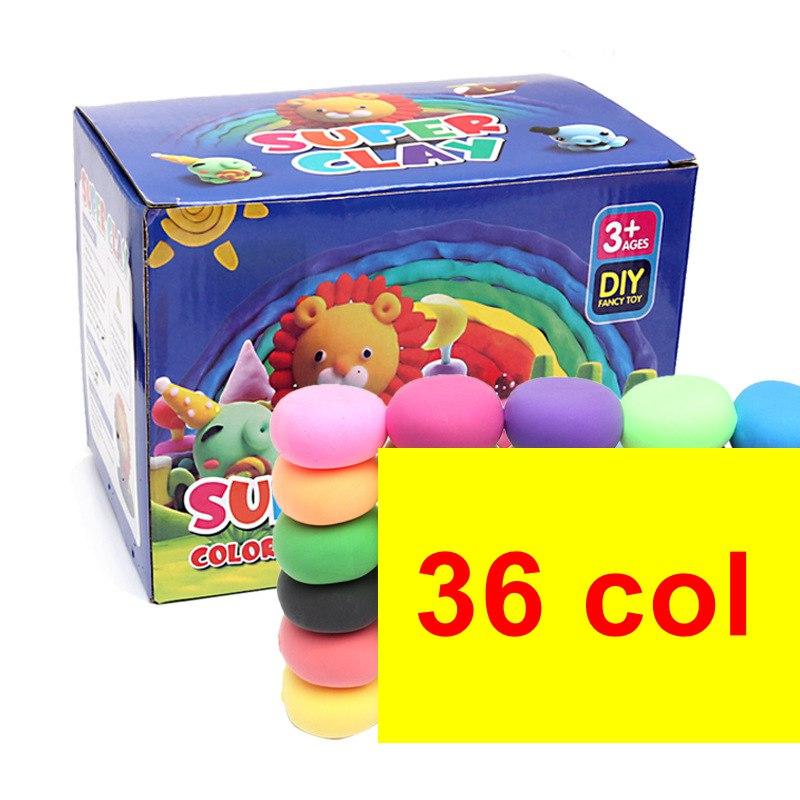Soft Clay Box Set with basic tools - 24colours / 36 colours Tanah Liat Set
