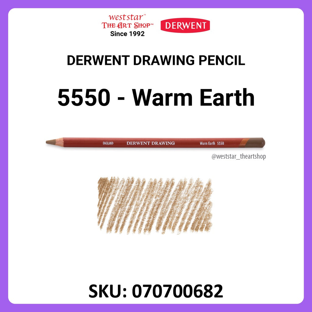 [WESTSTAR] Derwent Drawing Pencil  - Single Pc