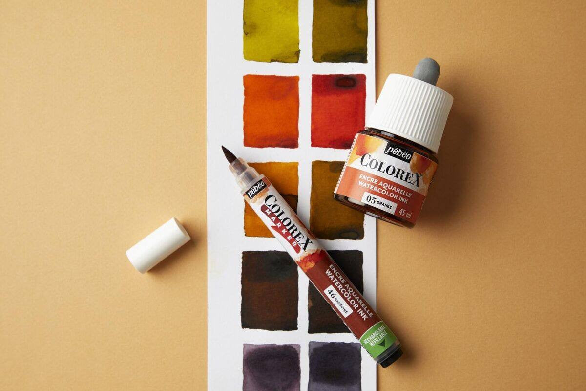 [WESTSTAR] PEBEO Colorex Watercolor Ink 45ML Standard Colour