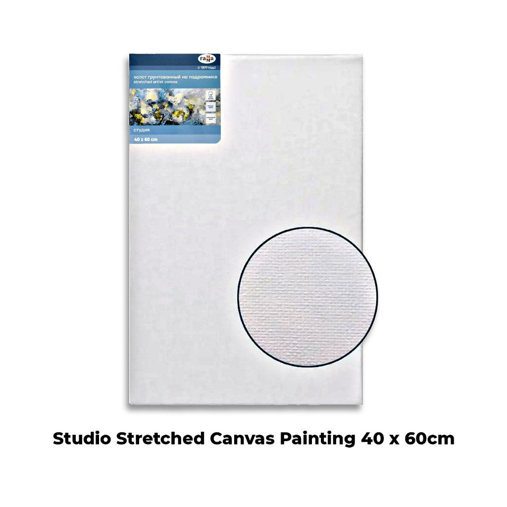 Studio Stretched Canvas Painting Canvas Art for Acrylic & Oil Paint ( 280g ) - CLEARANCE