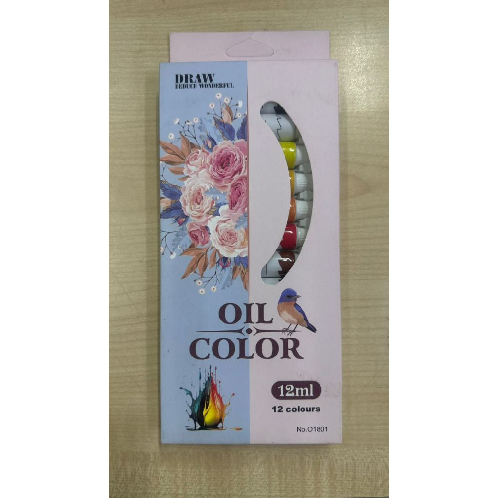 Acrylic Paint Set Watercolour Paint Gouache Paint Set Oil Paint Set of 12c x 12ml