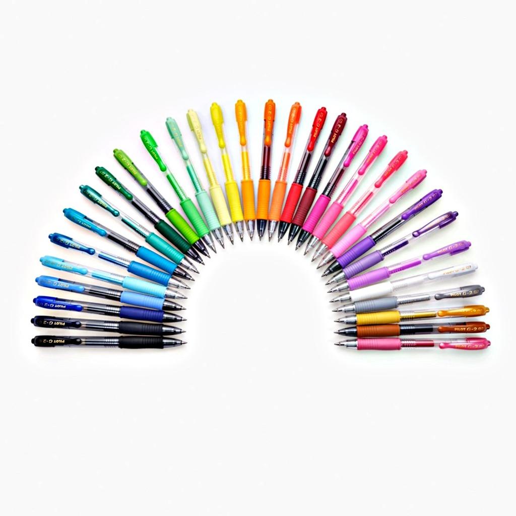 PILOT G2 Gel Pen, Pilot Retractable Gel Pen, Pilot G-2 Gel Pen Colored 0.7mm