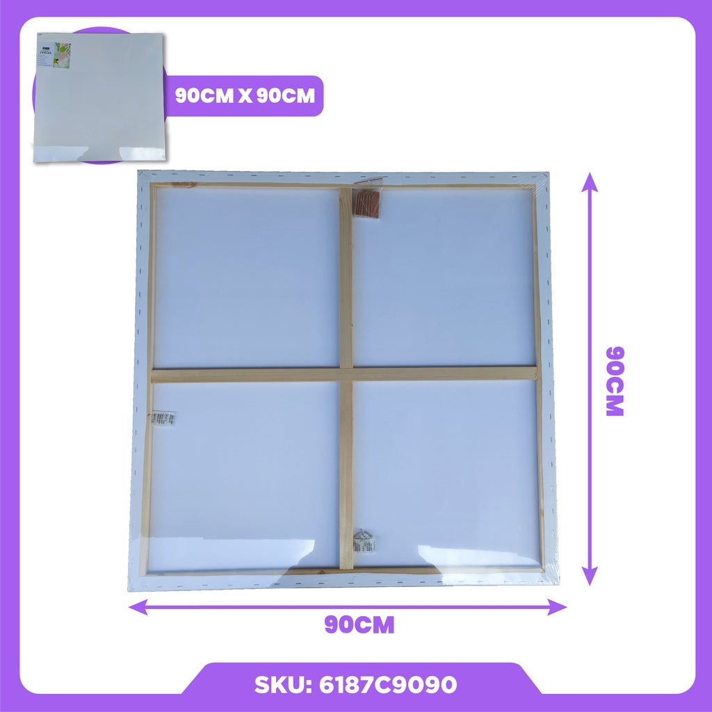 ARTYS ECO Stretched Canvas Painting Canvas Board (SQUARE)