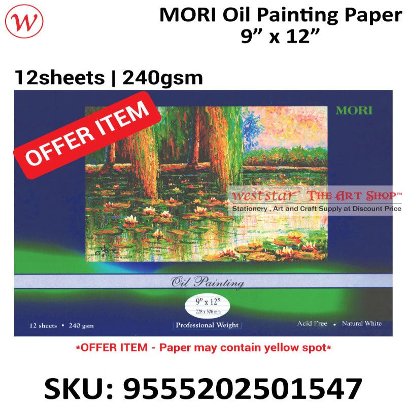 Mori Oil Painting Block | 240gsm