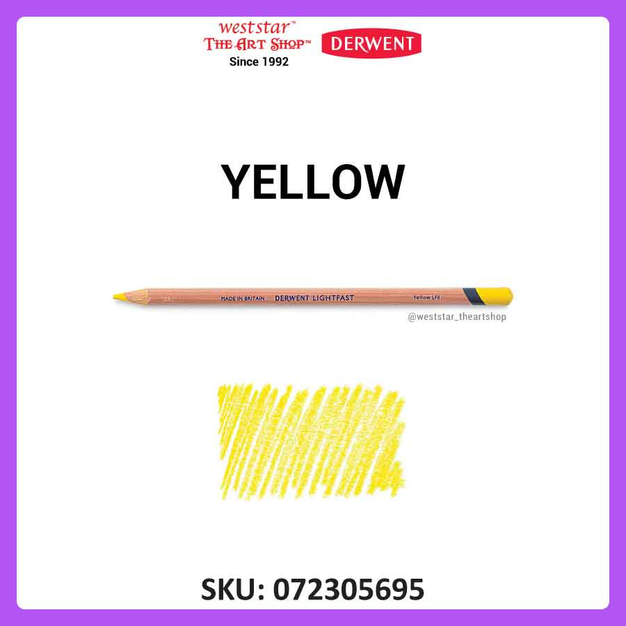 [Weststar TAS] Derwent Lightfast Color Pencil Refill - Single Piece (100 Colors)