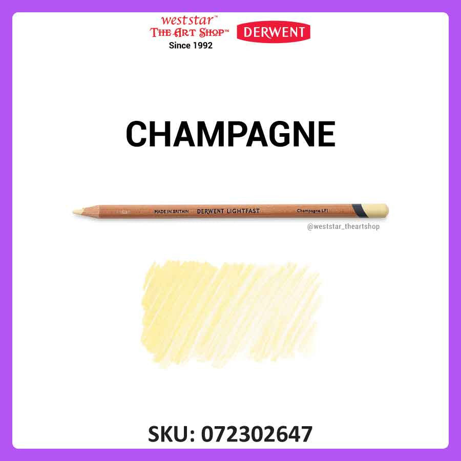 [Weststar TAS] Derwent Lightfast Color Pencil Refill - Single Piece (100 Colors)