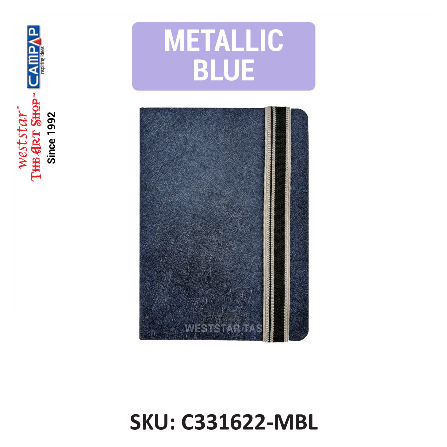 A6 Campap Zafiro Notebook (CE33162) | METALLIC COVER