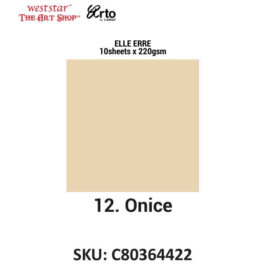 Arto by Campap A4 ELLE ERRE Color Card (220gsm*10sheets)