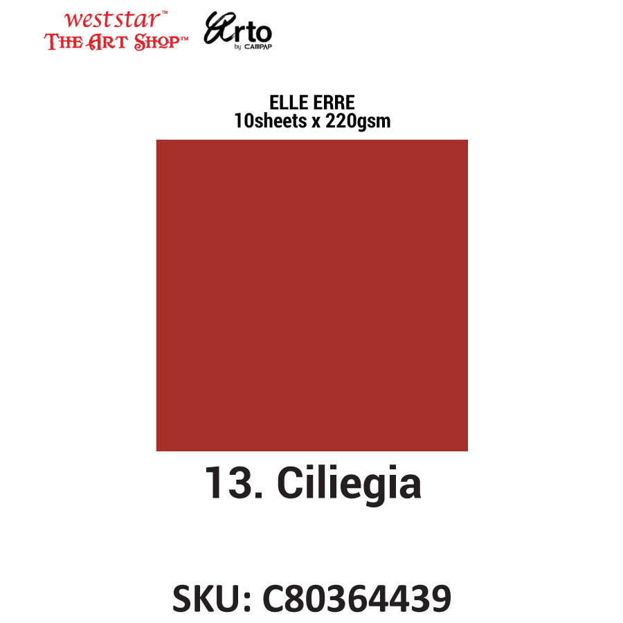 Arto by Campap A4 ELLE ERRE Color Card (220gsm*10sheets)