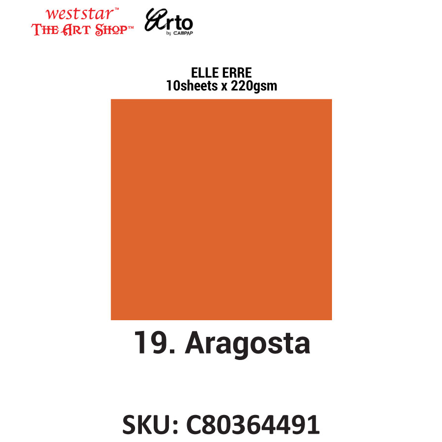 Arto by Campap A4 ELLE ERRE Color Card (220gsm*10sheets)