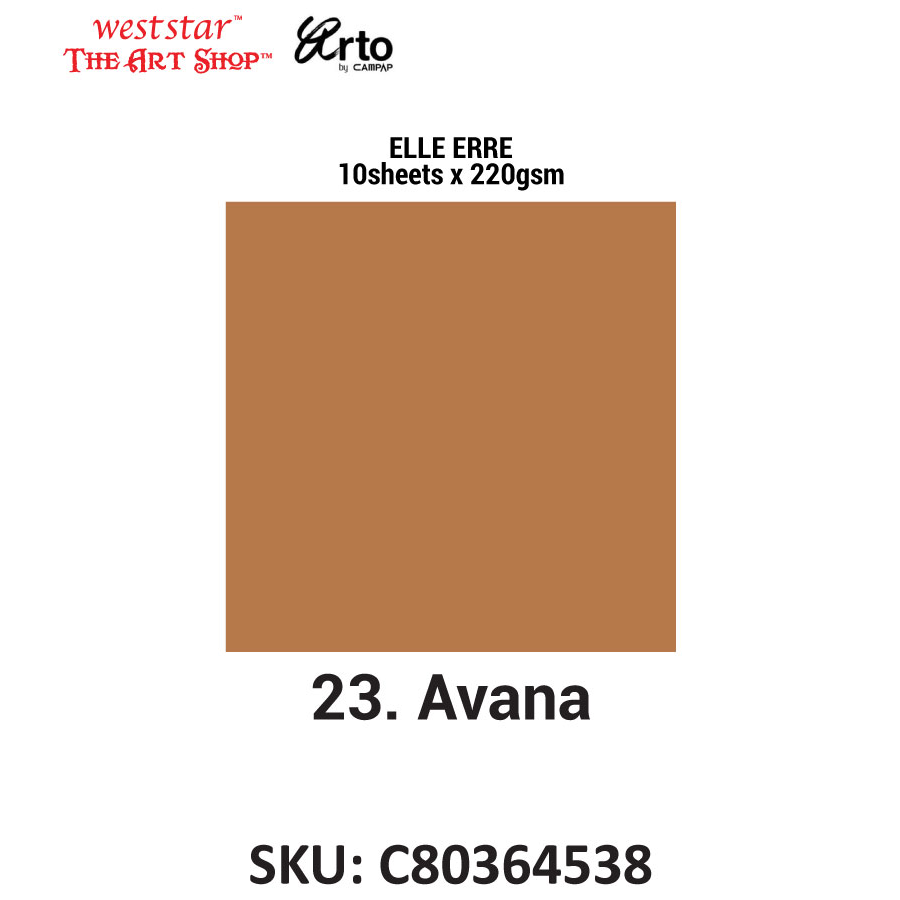 Arto by Campap A4 ELLE ERRE Color Card (220gsm*10sheets)