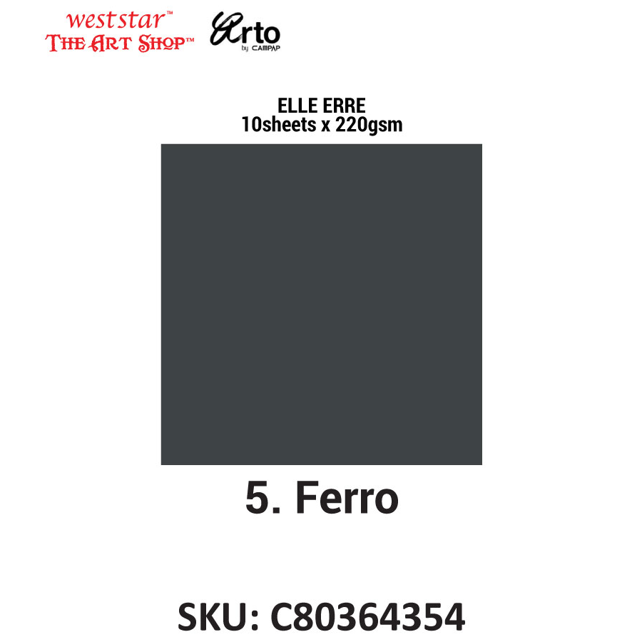 Arto by Campap A4 ELLE ERRE Color Card (220gsm*10sheets)