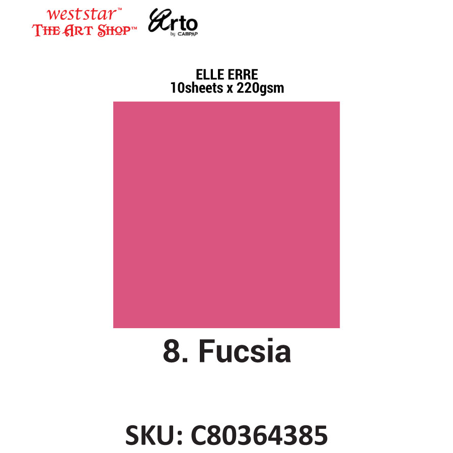 Arto by Campap A4 ELLE ERRE Color Card (220gsm*10sheets)