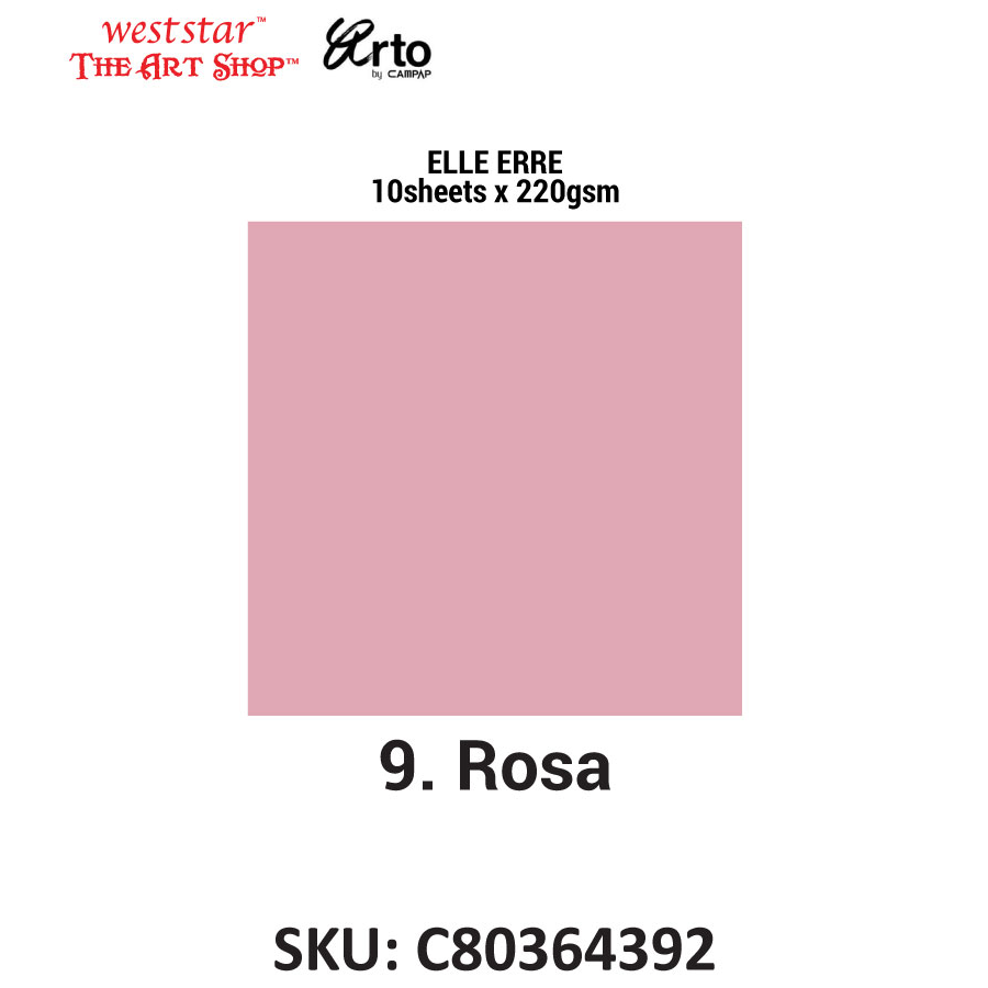 Arto by Campap A4 ELLE ERRE Color Card (220gsm*10sheets)
