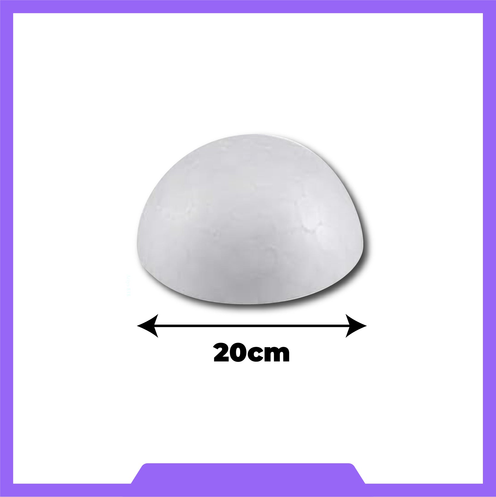 [WESTSTAR] Styrofoam Ball Half-Sphere Shape Polystrene Ball Half Foam Ball Modelling Ball Polyfoam Ball Gabus Bulat