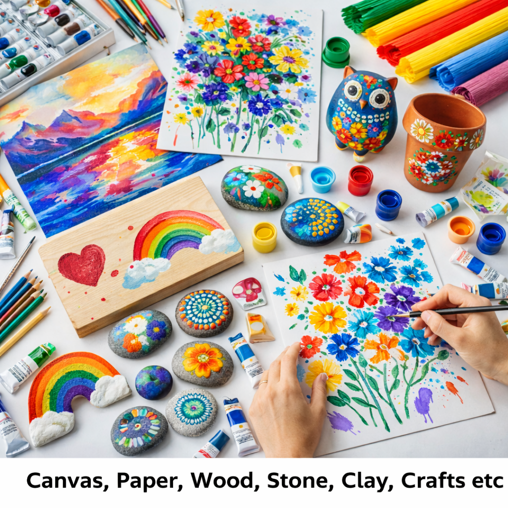 Marie’s Acrylic Colour Set (12ml) 12 / 18 / 24 / 36 Colours