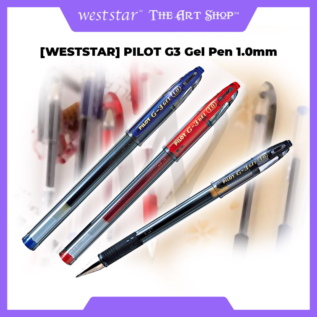 [WESTSTAR] PILOT G3 GEL PEN 1.0 mm BOARD SIGNATURE PEN/ PILOT PEN BOLD - BLACK,BLUE, RED