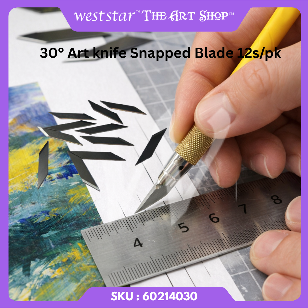 [Weststar TAS] 30° Art knife Snapped blade 12s/pk
