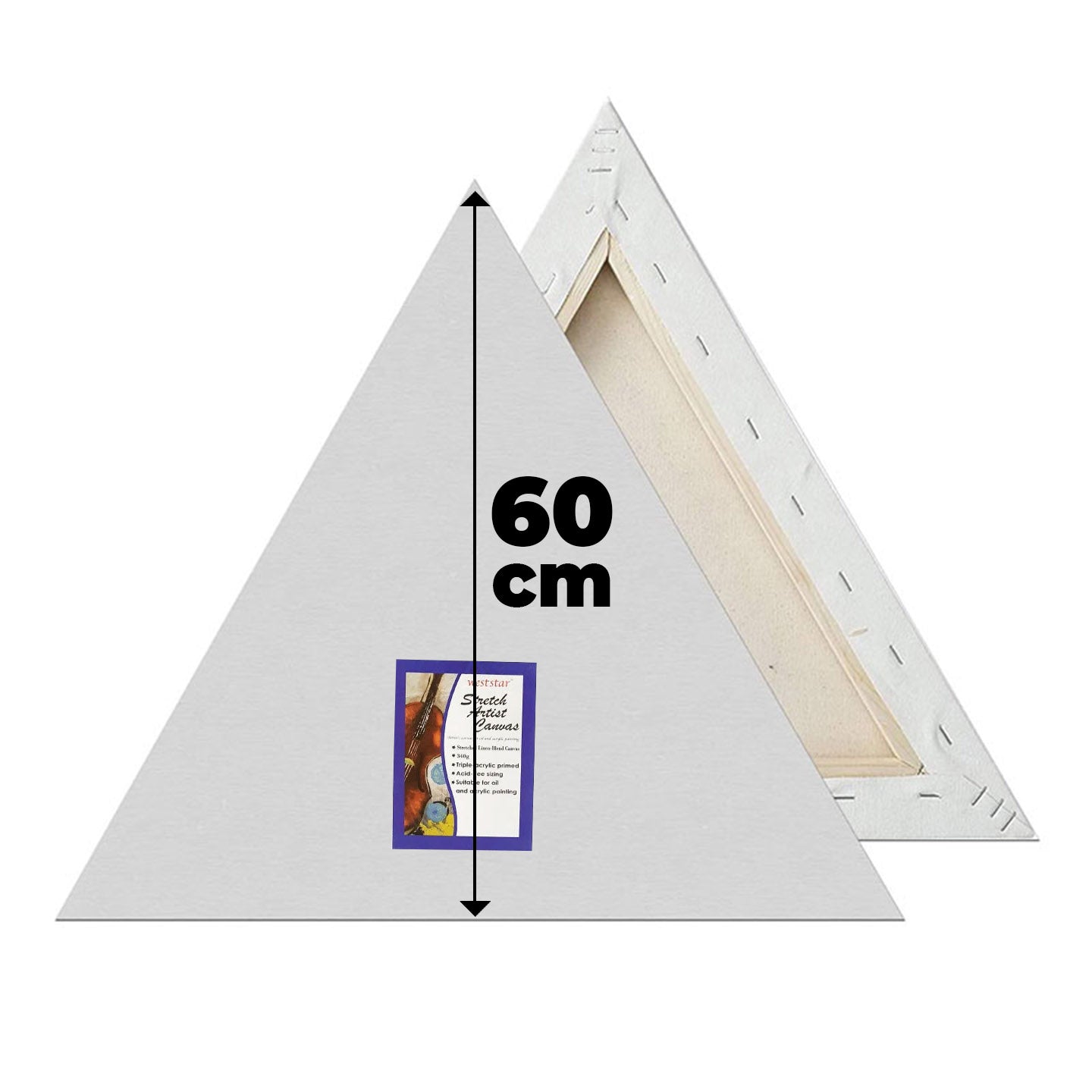 Stretched Canvas Triangular